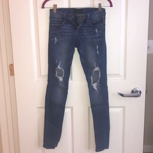 Flying Monkey Distressed Skinny Jeans